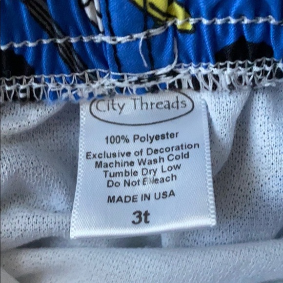 Crazy Rock Basic Swimsuit / Bright Blue - Picture 3 of 4